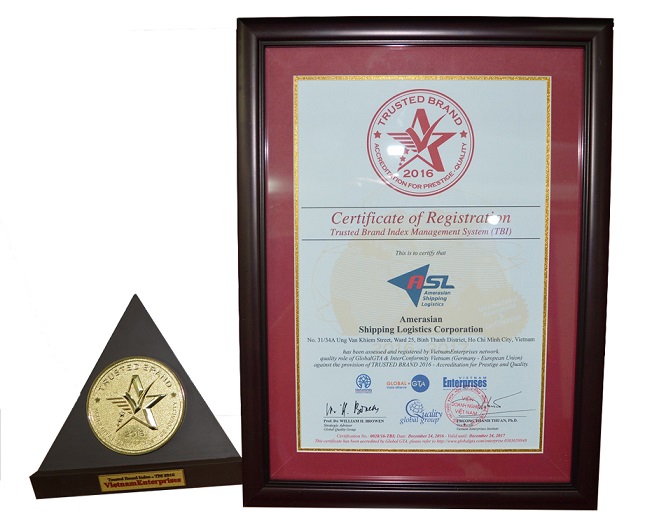 Certificate of Customer Choice Brand 2016