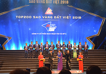 ASL LOGISTICS – TOP 200 VIETNAMESE BUSINESS  - THE VIETNAM GOLD STAR AWARD