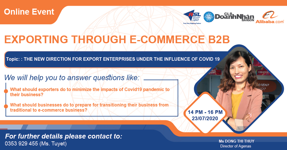 THE NEW DIRECTION FOR EXPORT ENTERPRISES UNDER THE INFLUENCE OF COVID 19